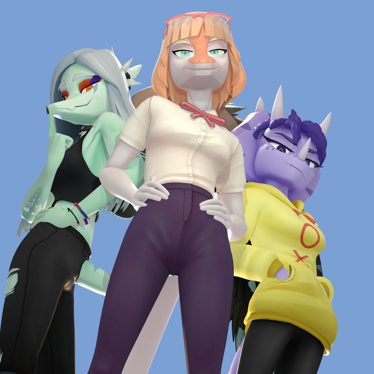 ButtercupWinnie's tweet image. #GoodbyeVolcanoHigh #SnootGame #blender

IS THE "heart breaker" TRIO!

the original - the composition added. what's your opinion on this? would love to hear your takes!