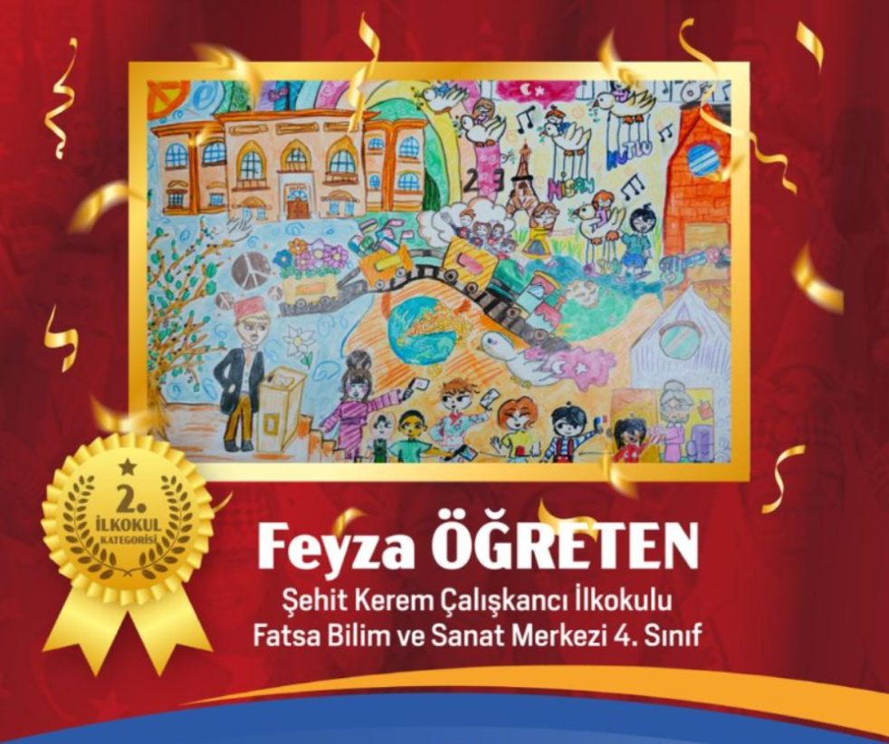 BilsemFatsa's tweet photo. Fatsa Belediyesi tarafından bu yıl 7.’si düzenlenen“23 Nisan Ulusal Egemenlik ve Çocuk Bayramı” temalı resim yarışmasında Resim grubundan, 2 öğrencimizin çalışması derece almıştır.
Öğrencilerimizi ve danışman öğretmenimizi tebrik ederiz...
@FatsaMem @Ordu_MEM @fatsabeltr https://t.co/qPKeJXfzpP