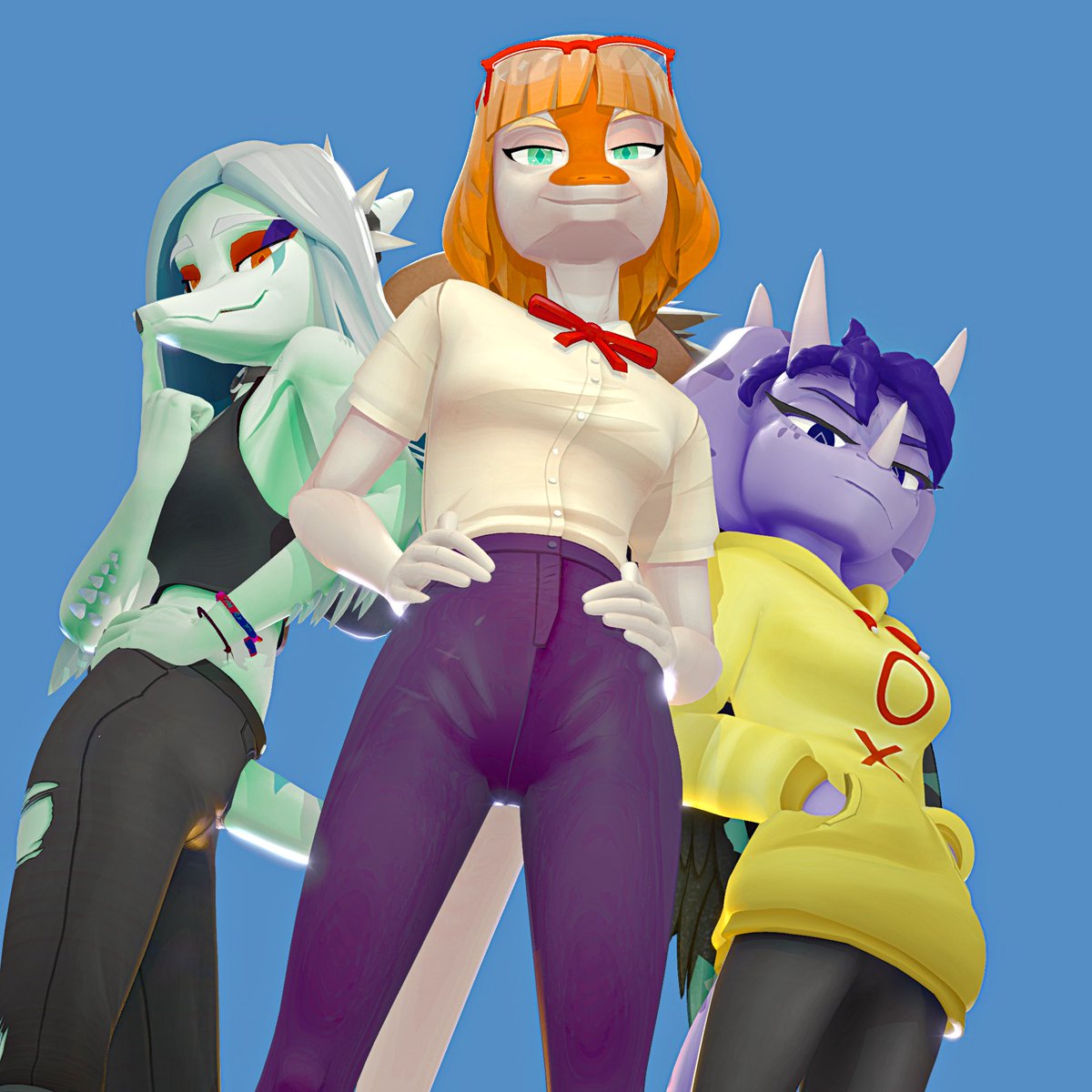 ButtercupWinnie's tweet image. #GoodbyeVolcanoHigh #SnootGame #blender

IS THE "heart breaker" TRIO!

the original - the composition added. what's your opinion on this? would love to hear your takes!