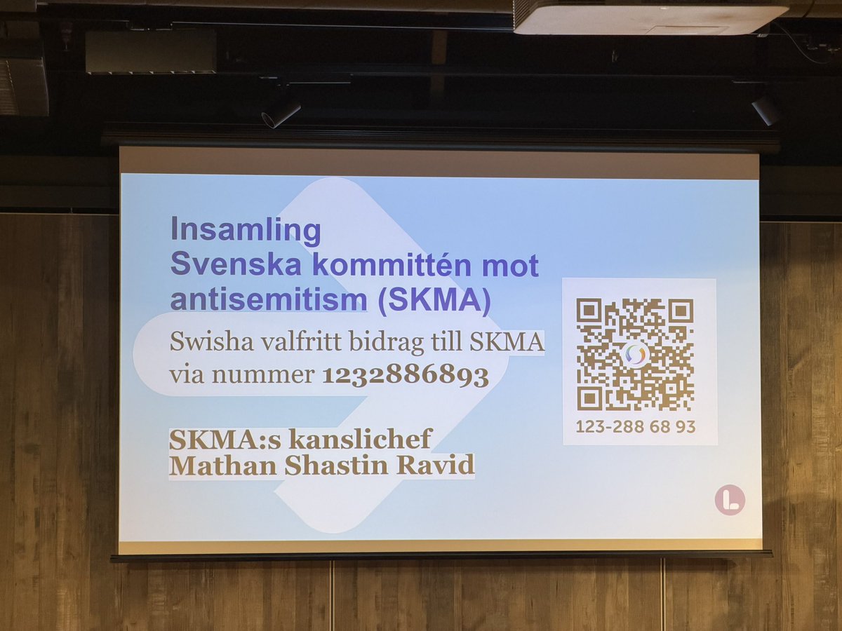 jwbg's tweet photo. Stötta #SvenskaKommitténMotAntisemitism (SKMA) Följ och bidra - varje sådant gör gott. @liberalerna https://t.co/Hp6MhyPVV4