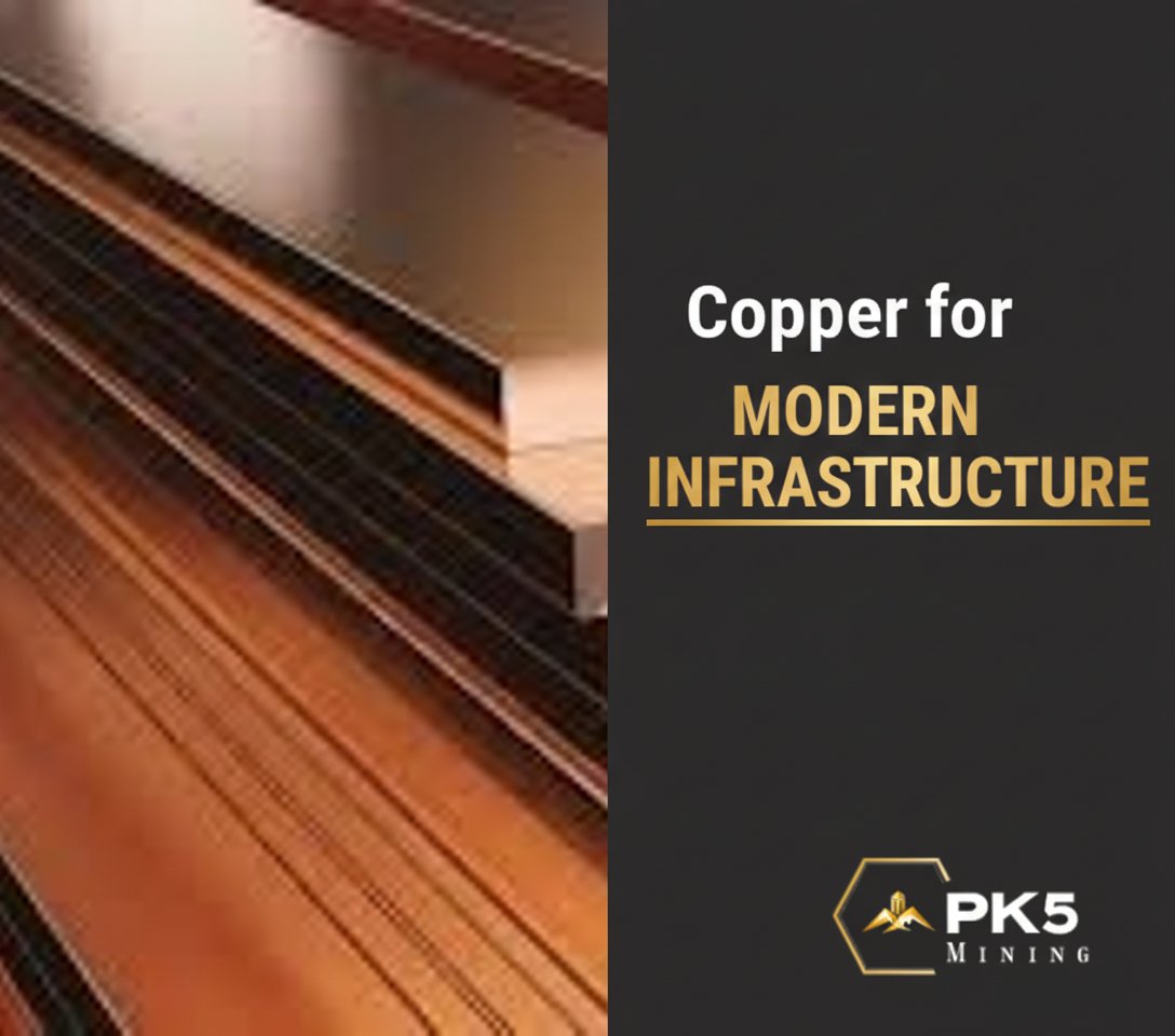 PK5Mining's tweet image. Copper powers modern infrastructure.

From wiring to electronics, we supply high-quality copper with 99.9% purity.

Powering industry. Building the future.

#Mining #Copper #Infrastructure #Energy
