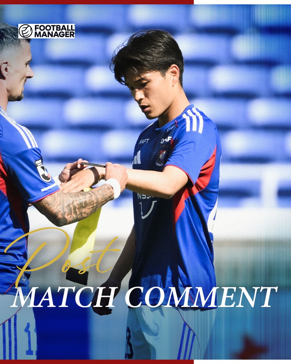 𝑃𝑂𝑆𝑇-𝑀𝐴𝑇𝐶𝐻 𝐂𝐎𝐌𝐌𝐄𝐍𝐓𝐒📝 試合後の #大島秀夫 監督の