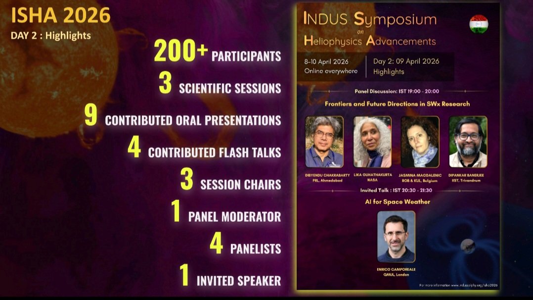 Indian Solar Physics Community tweet media
