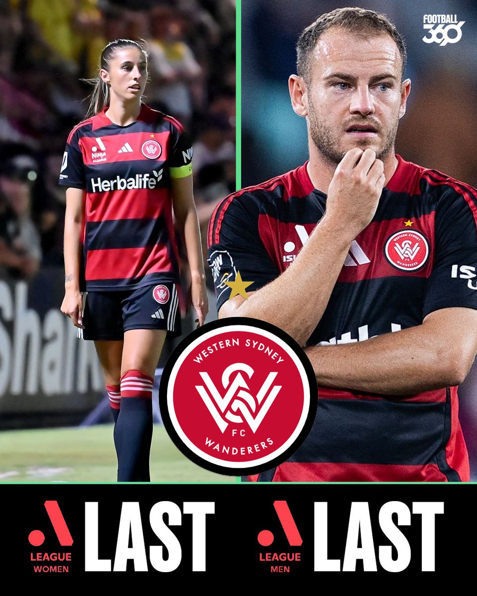 football360au's tweet photo. 2025-26: A season from hell for the Western Sydney Wanderers.

It's official. The Wanderers will take home the wooden spoon in both the A-League Men AND the A-League Women.

Full story: https://t.co/OYjbhoi1BP https://t.co/CwAHxCjyiG