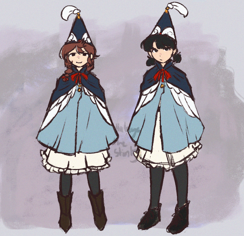 Halayathestinky's tweet photo. #kannaharu witch hat-ified colors https://t.co/xTFZiqB1ml