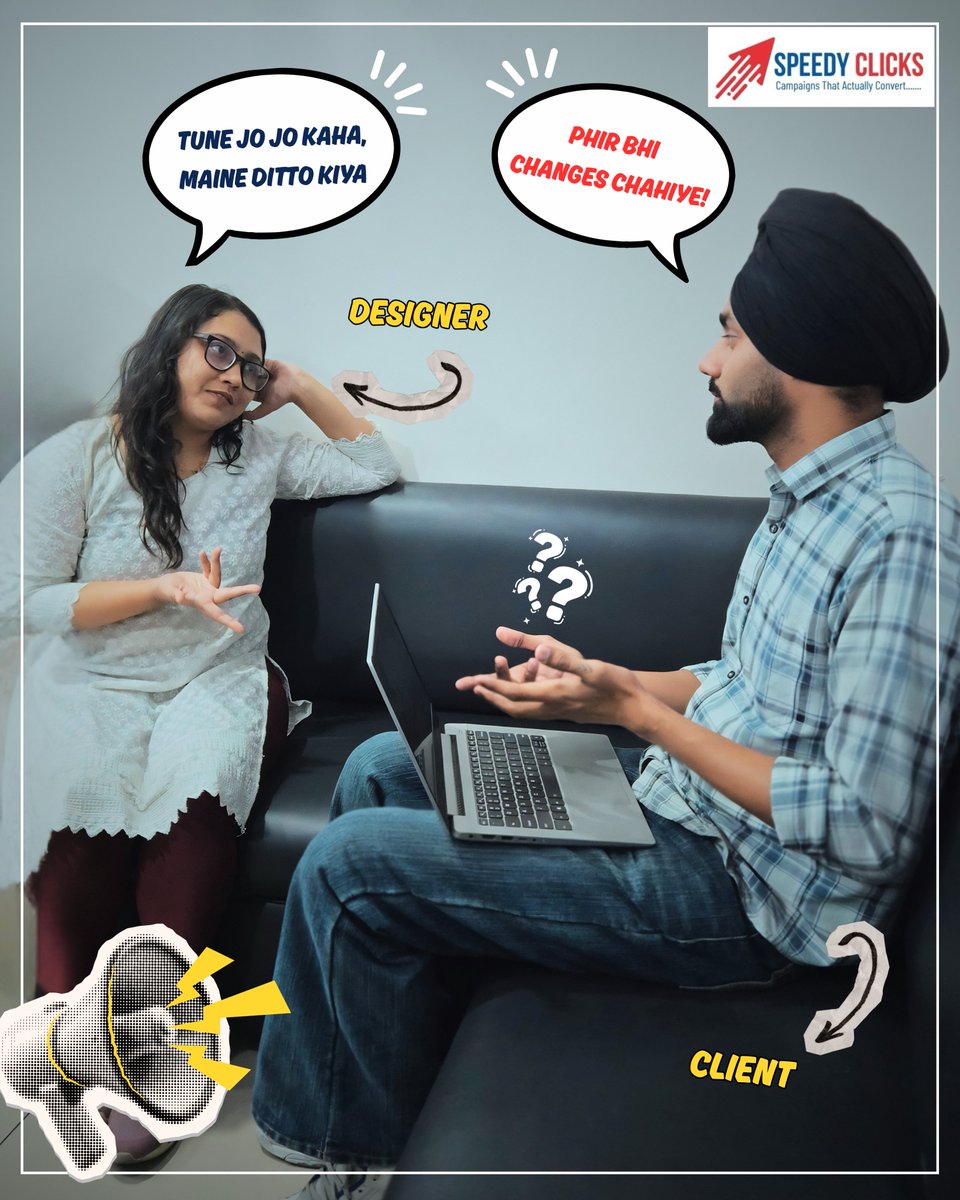 speedyclicks's tweet image. Agency life at Speedy Clicks 😂
“Same as discussed”… still changes 🤡Creativity + chaos + patience 💯#agencylife #marketinghumor #speedyclicks