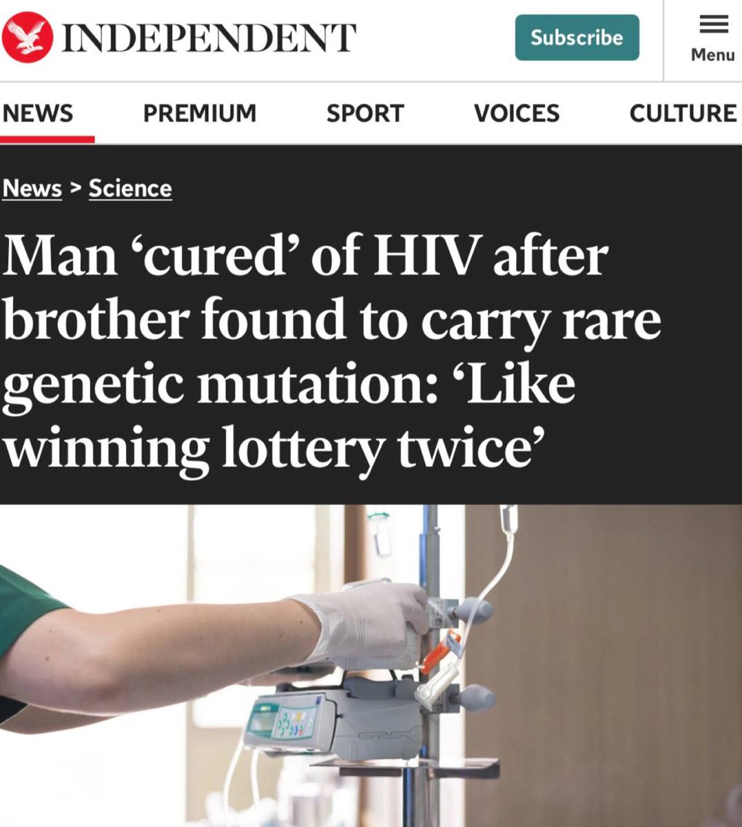 RuPol555's tweet image. Independent: в Норвегии выздоровел пациент с ВИЧ — это десятый в истории случай излечения от болезни

goo.su/Le2ke
.
•
°
#ВИЧ #Норвегия #Independent #СМИ #медицина #новости #тп25