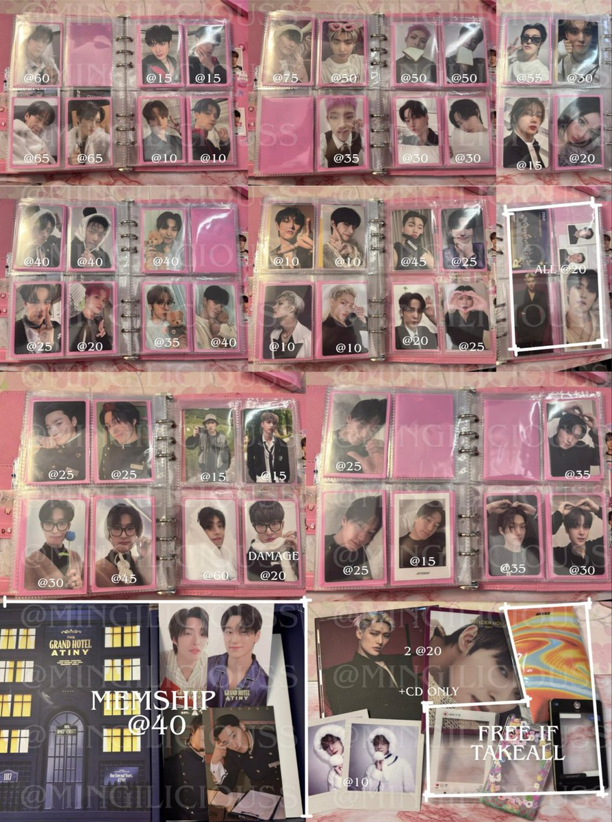 mingiliciouss's tweet photo. WTS ateez mingi san yunho wooyoung photocard

TAKE ALL 1.555k INCLUDE ALL 

🍣 jual krn mau stop coll
🍣 co by oren 🍊(include all)
🍣 opshare👌🏻
🍣split pay/full pay 👌🏻
🍣dom sidoarjo, jatim
🍣NOT FOR SENSITIVE BUYER🚫

tags. want to sell po atz nacific memship panda roti bobo https://t.co/0Z5p34JF0c