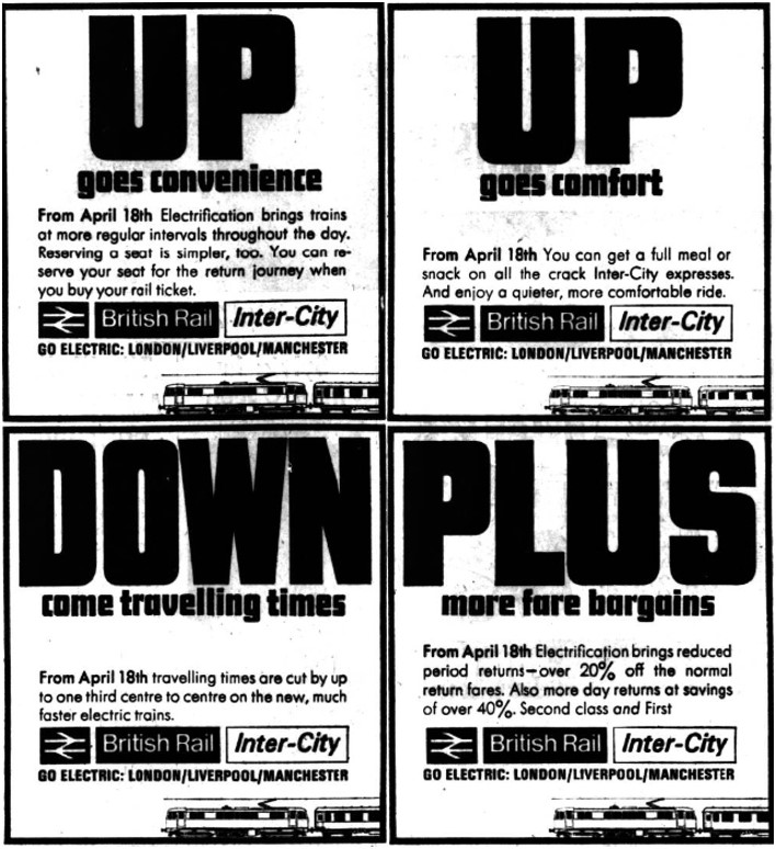 Liverpool1207's tweet image. #OTD - 1966: Electrification of #Liverpool #London rail line - 2hrs 27mins, reaching speeds of 106.7 miles per hour 🚉