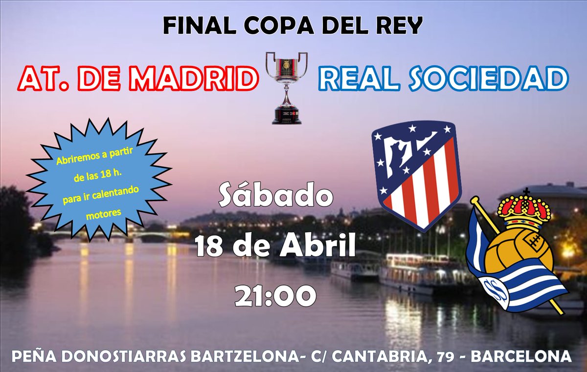 LLEGO EL DIA !!!!! 
18H C/CANTABRIA 79