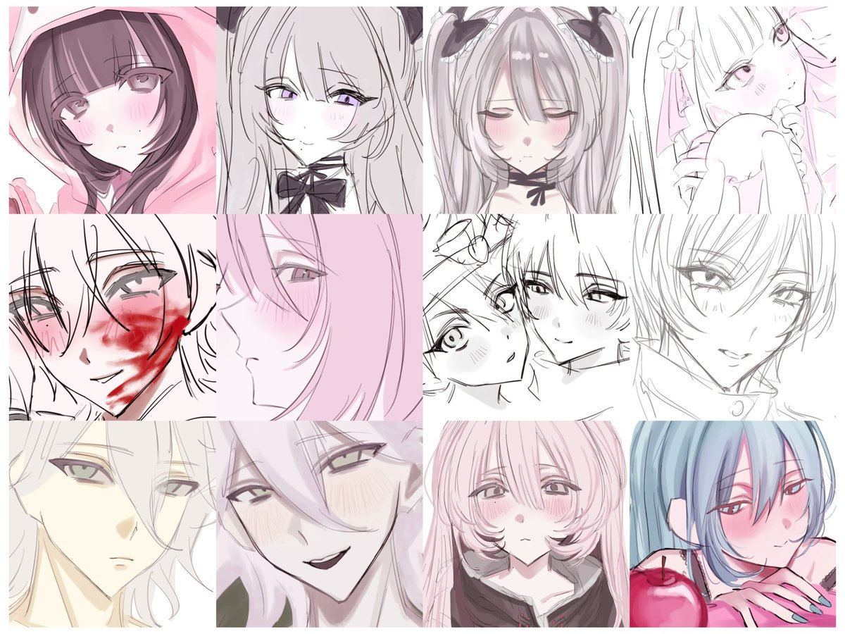 O9_OO5C's tweet photo. いのりです、色々あってしばらく浮上してなかったのですが、生きてますт · т落ち着いてきたので絵もがんばりますт · т https://t.co/PFQJyh3P4f