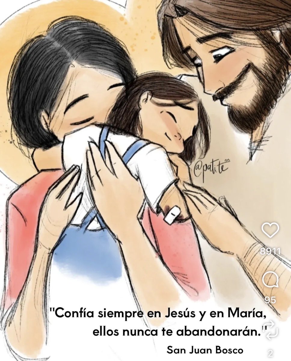 La familia es el lugar del cariño, de la comprensión y donde nos quieren por lo que somos.
Nosotros, además de la familia humana, tenemos una familia en el cielo que nunca nos abandona.