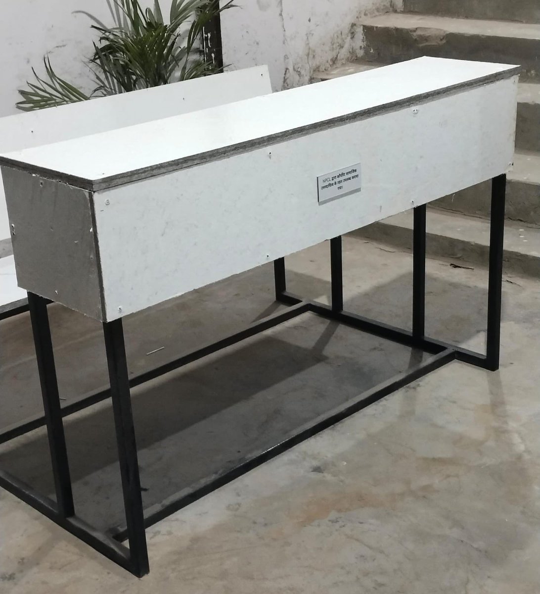 econsciousindia's tweet photo. A small step can create a big impact.

This school bench is made from recycled plastic waste, turning discarded material into a durable and useful asset for students

It can also help students become more aware of plastic waste pollution.
@PMOIndia
@dpradhanbjp
@byadavbjp
#clean https://t.co/xLEANcNtTi