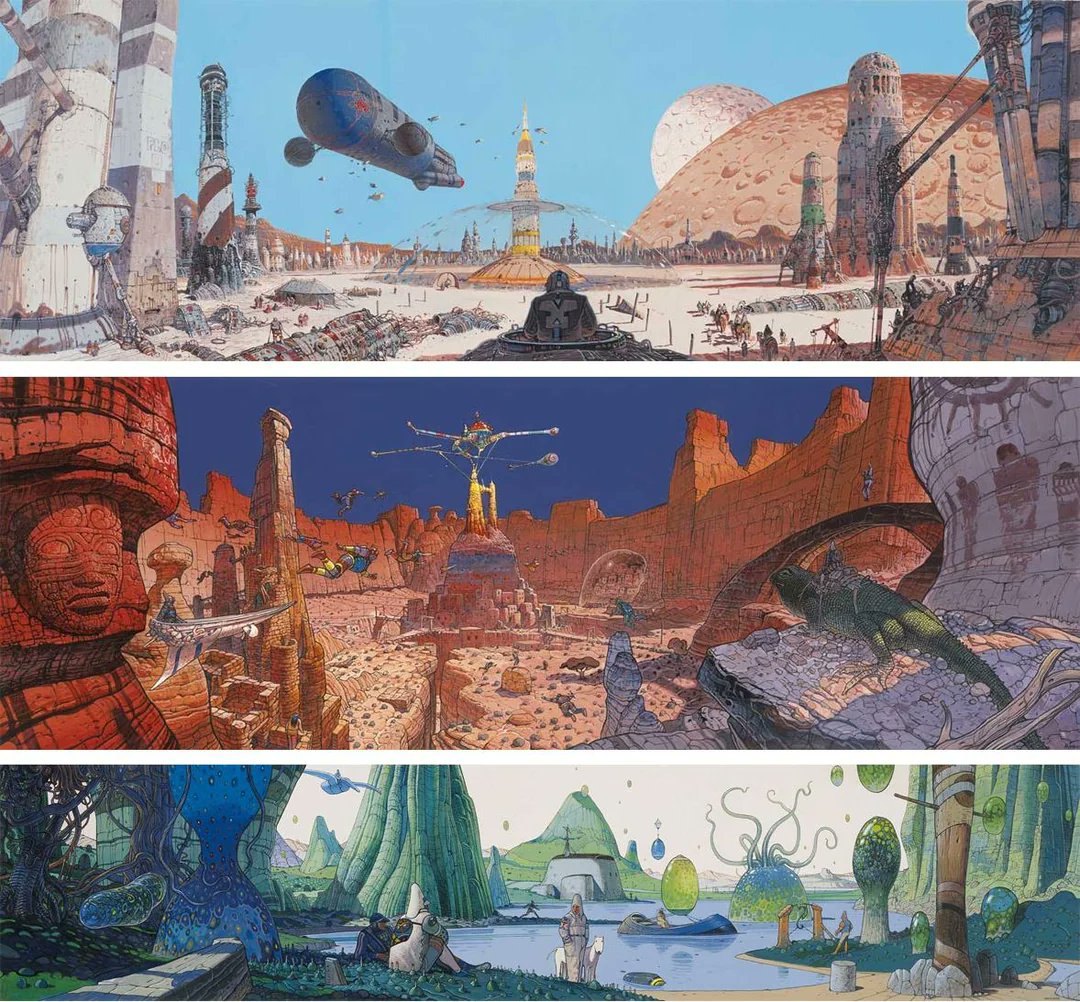 The world of Moebius (Jean Giraud)