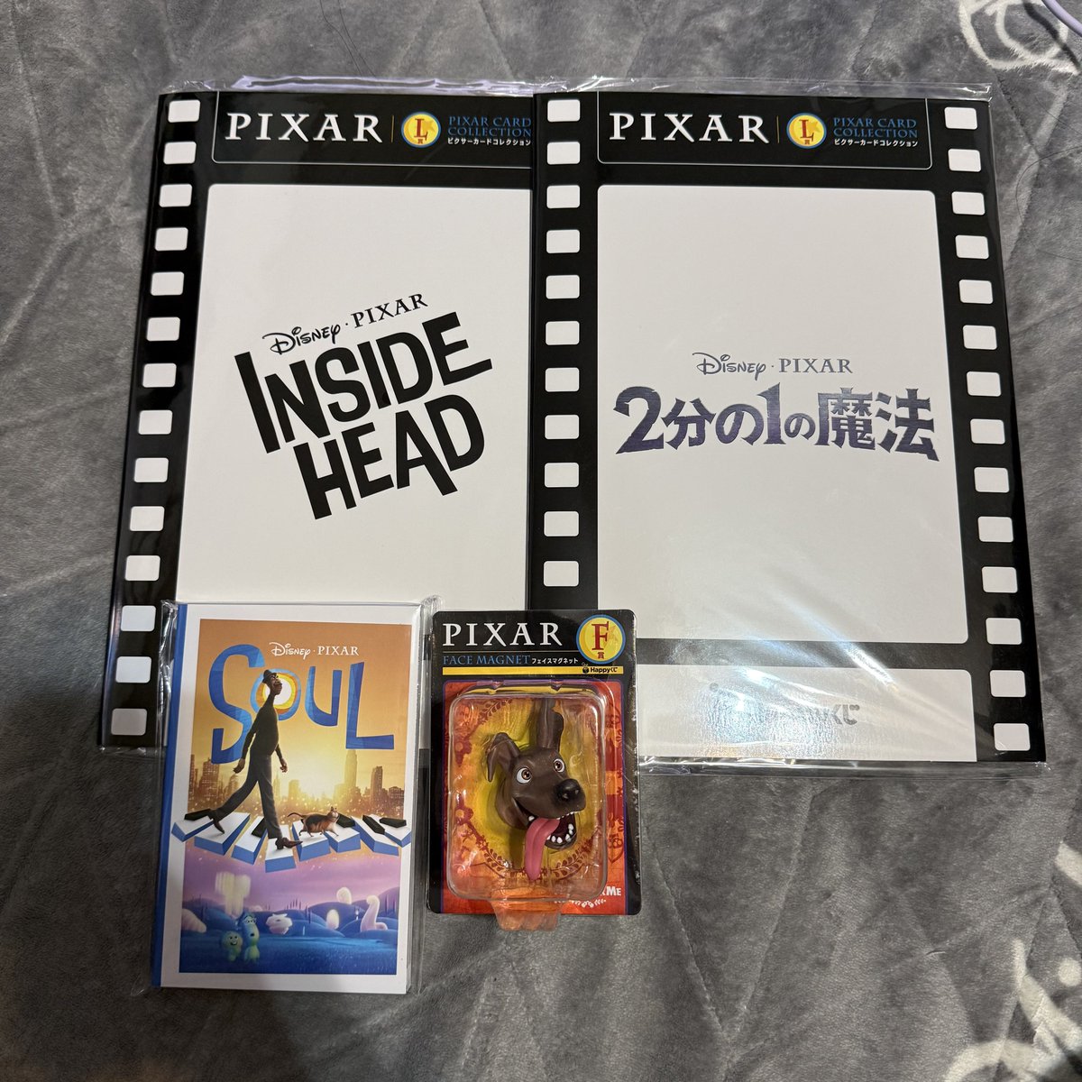mgmppy's tweet photo. PIXAR ピクサー Happyくじ ハッピーくじ 2026 交換

《譲》B賞 Tシャツ、D賞 ウォーリー、F賞 イカリ、ダンテ H賞 カーズ、I賞 画像の4種

《求》A賞 リメンバー・ミー

都内付近手渡しでの交換または郵送
（当方）n:1検討いたします。
お心当たりのある方からのご連絡お待ちしております。 https://t.co/NxTfLXoQrB