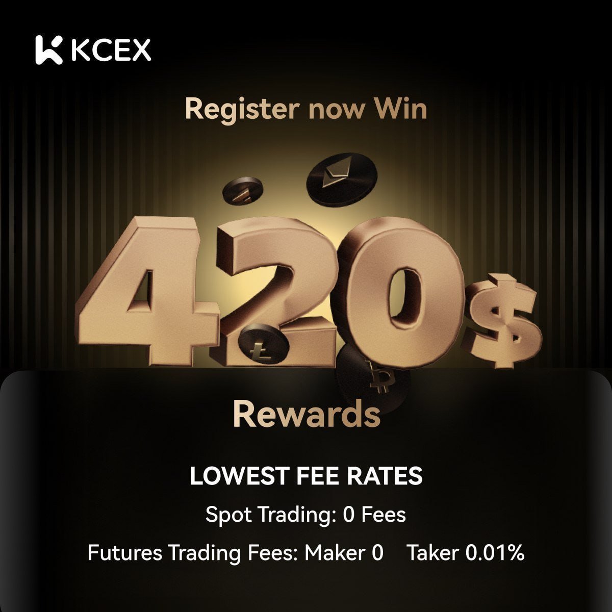 CryptoJobs3's tweet image. Trade with me on @KCEX_Official &amp;amp; save tons of fees!

📌No KYC required! (ID verification)👨🏻‍💻

📌Lowest trading fee among all CEX🎯
0% [SPOT] - 0% [maker] - 0.02% [Taker]

🎁Also get a 420 USDT bonus for new users! 

Sign up👇 :  
kcex.com/register?invit…  

#trading #crypto #KCEX