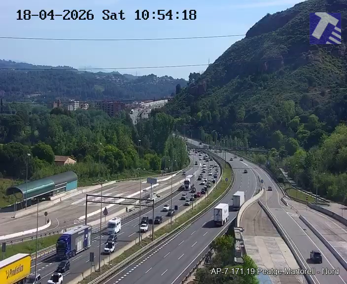 transit's tweet image. 🟠 #Trànsit lent a l'AP-7 de Martorell a Castellví de Rosanes en sentit Tarragona

🟠 També trams de molta intensitat a l'AP-7 entre Montornès del Vallès i Granollers en sentit Girona