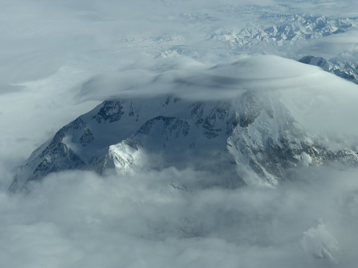 Dash8pilot's tweet photo. Mt McKinley, Alaska https://t.co/2rANUeUFFm