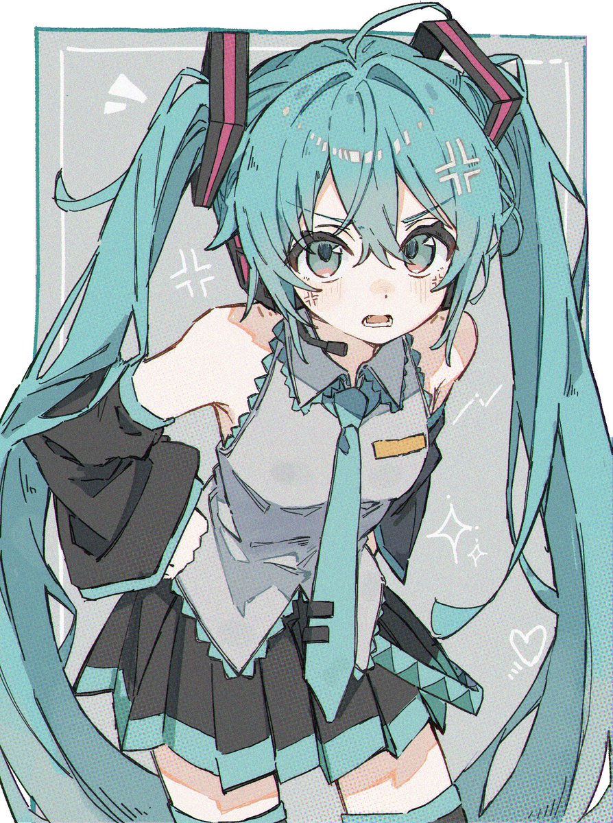 彼女は良いのに、私は悪いのね😈
#初音ミク