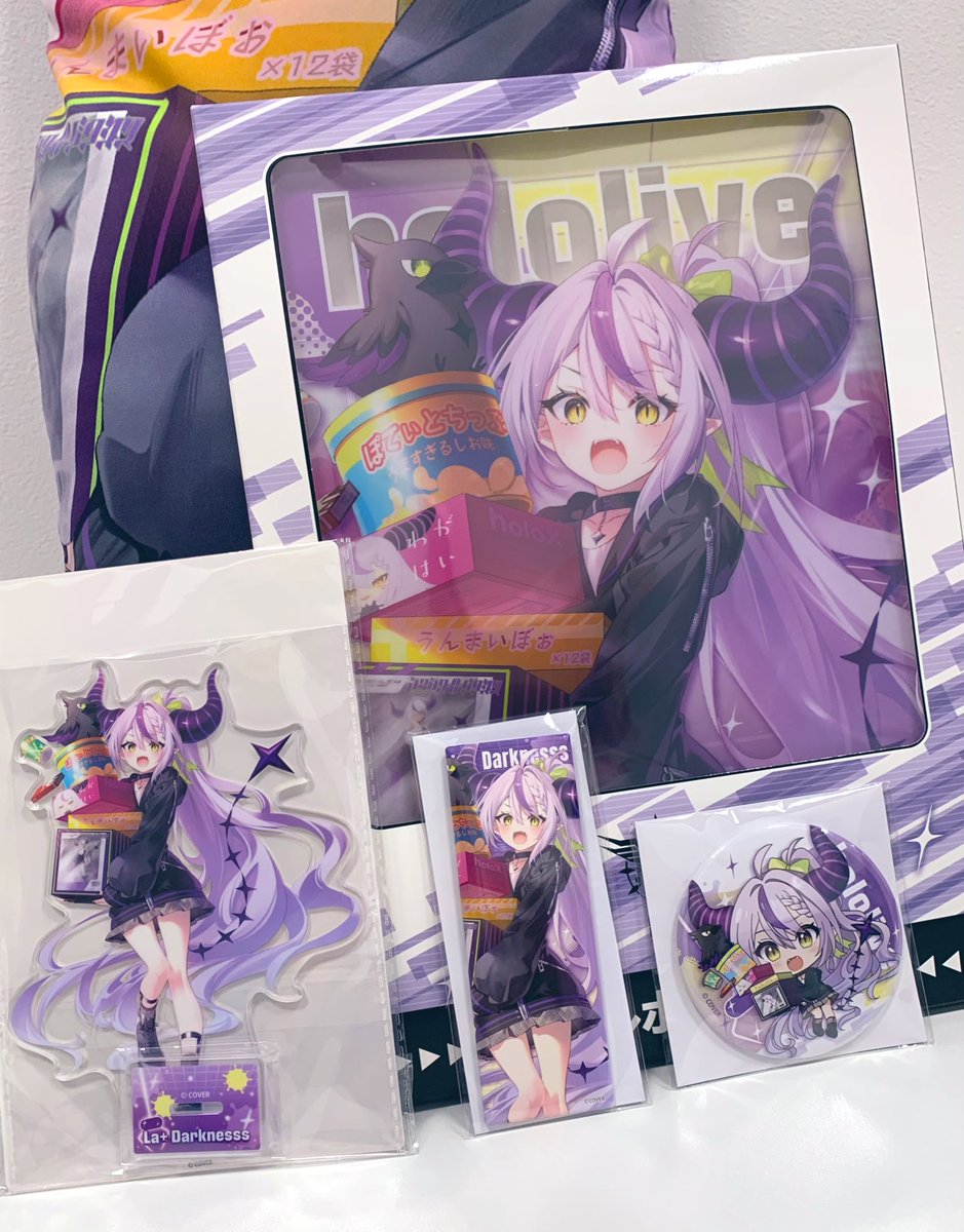 💜景品紹介💜 ＼＼秘密結社holoX×GiGO／／ #ラプラス・ダークネス さん