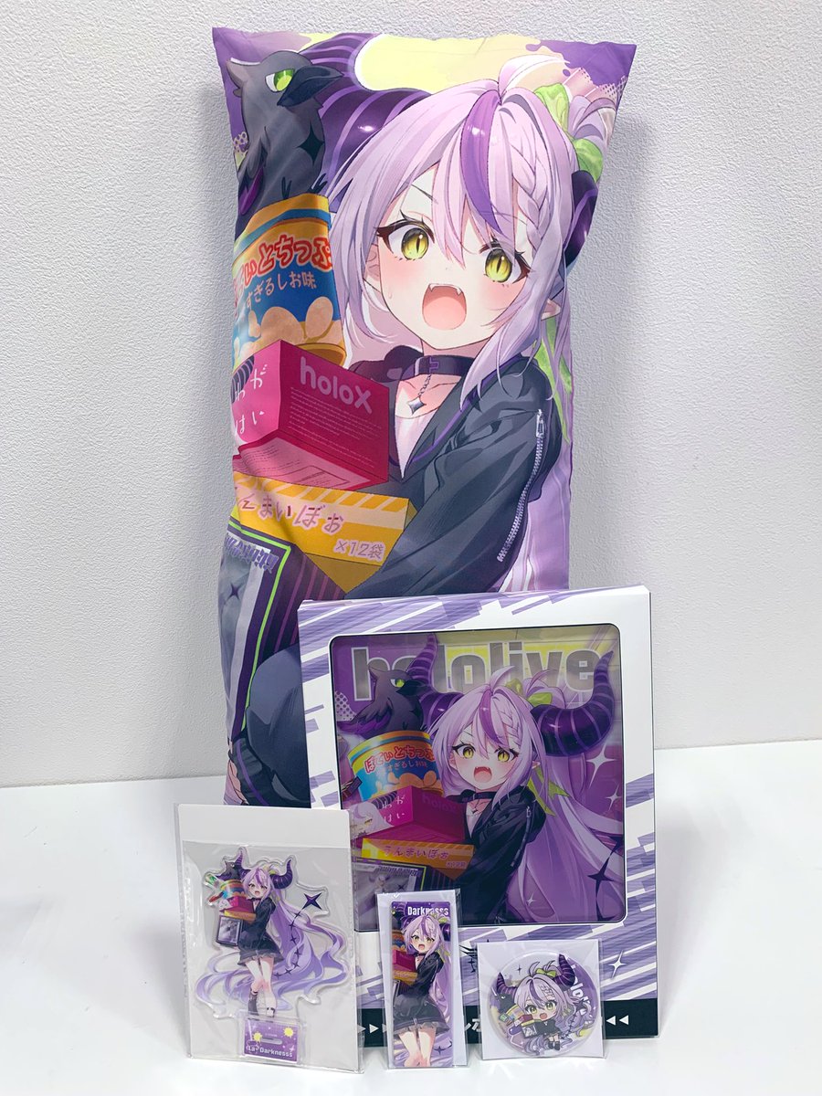 💜景品紹介💜 ＼＼秘密結社holoX×GiGO／／ #ラプラス・ダークネス さん