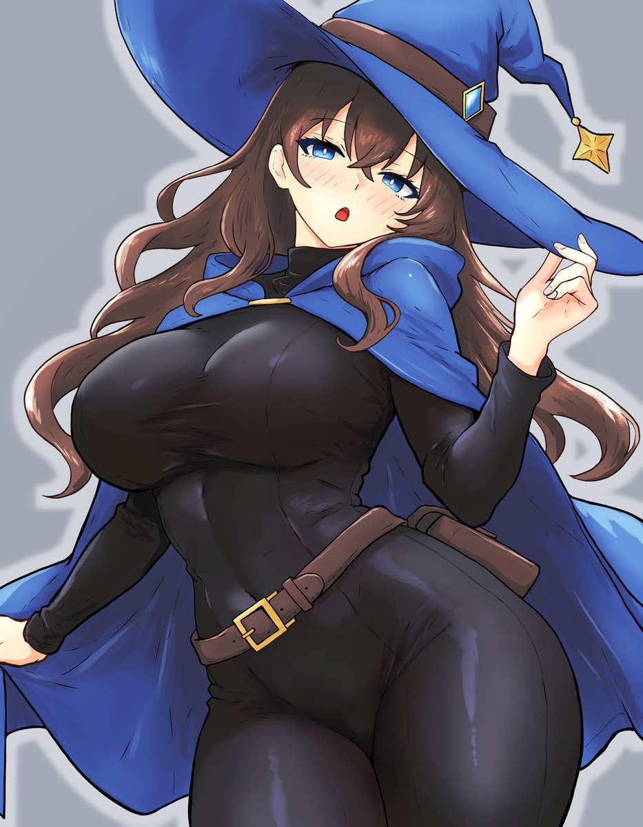 #OC
魔女ちゃん
オリキャラ描くのは初めてですん 