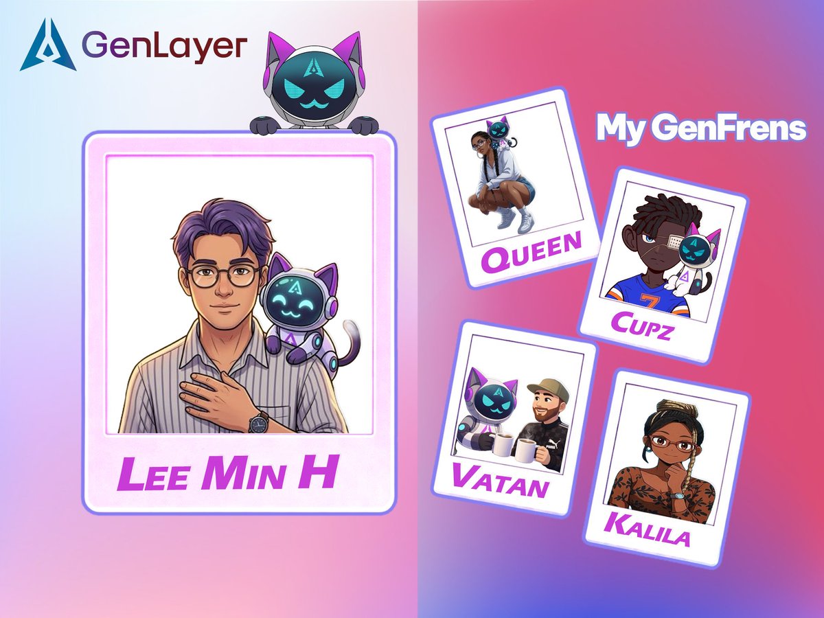 avni_verse's tweet image. Me and my GenFrens on @GenLayer🚀

Just a group of us figuring things out together and watching the system get smarter day by day.

It’s not always smooth, but that’s the point…
the journey to mainnet feels real, and honestly, it’s worth it. 🔥

#contest