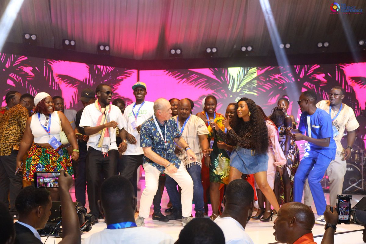 RuthAmber13's tweet photo. @101DISCON Rotaract Night: Where Rotary met the rave 🔥💃🏾🕺🏾  
Double Black Band brought the groove 🥁🎶, Winnie Nwagi brought the fire 🔥👑, Vinka brought the sauce 💅🏾🎤, and Azawi brought the power ⚡👊🏾. What a night!

#DISCON101
#RotaryEyamba https://t.co/mZZ5a6ws1p