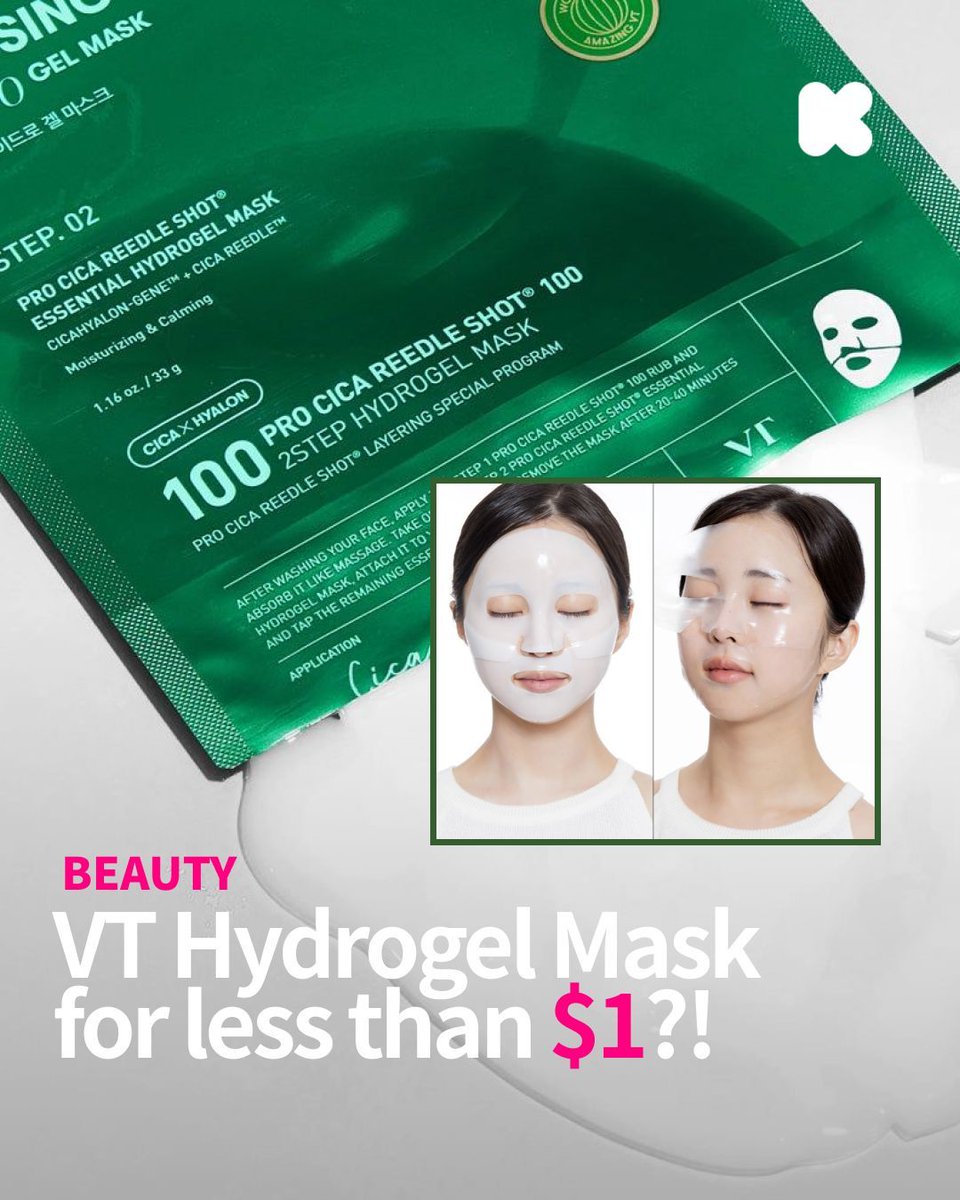 kstyle4u_global's tweet image. VT COSMETICS HYDROGEL MASK
for under $1?! 👀
🔗 tinyurl.com/ms7z7jtj 

The K-beauty shopping hack
you’ve been missing 🔑
Want in?
Swipe to see how ✨➡️

#Ktown4u #Kstyle4u #Kbeauty #vtcosmetics  #koreaskincare