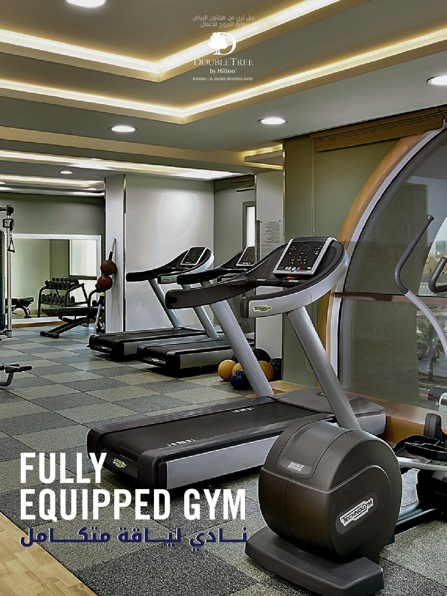 DT_Riyadh's tweet image. Your fitness routine, uninterrupted. DoubleTree’s fully equipped gym is ready when you are.

حافظ على روتين تمارينك بدون انقطاع. نادي دبل تري الرياضي المجهز بالكامل بانتظارك في أي وقت.

#DoubleTree #FitnessGoals #GymTime #StayActive #لياقة #دبل_تري