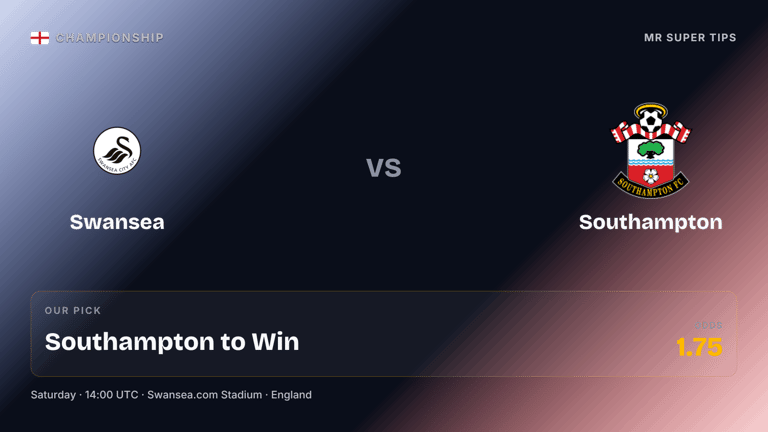 mrsupertips's tweet image. 💥 England Championship super tip! 💥

✅ Single
⏰ 2:00pm UTC
🌍 England Championship
⚽️ Swansea vs Southampton ⚽️
🔮 Southampton to win
💰 Bet £10, win £17

Mr Super Tips has spoken! 🔮

Comment if you're in! 💬

#MrSuperTips #Football #Tip #BettingTips