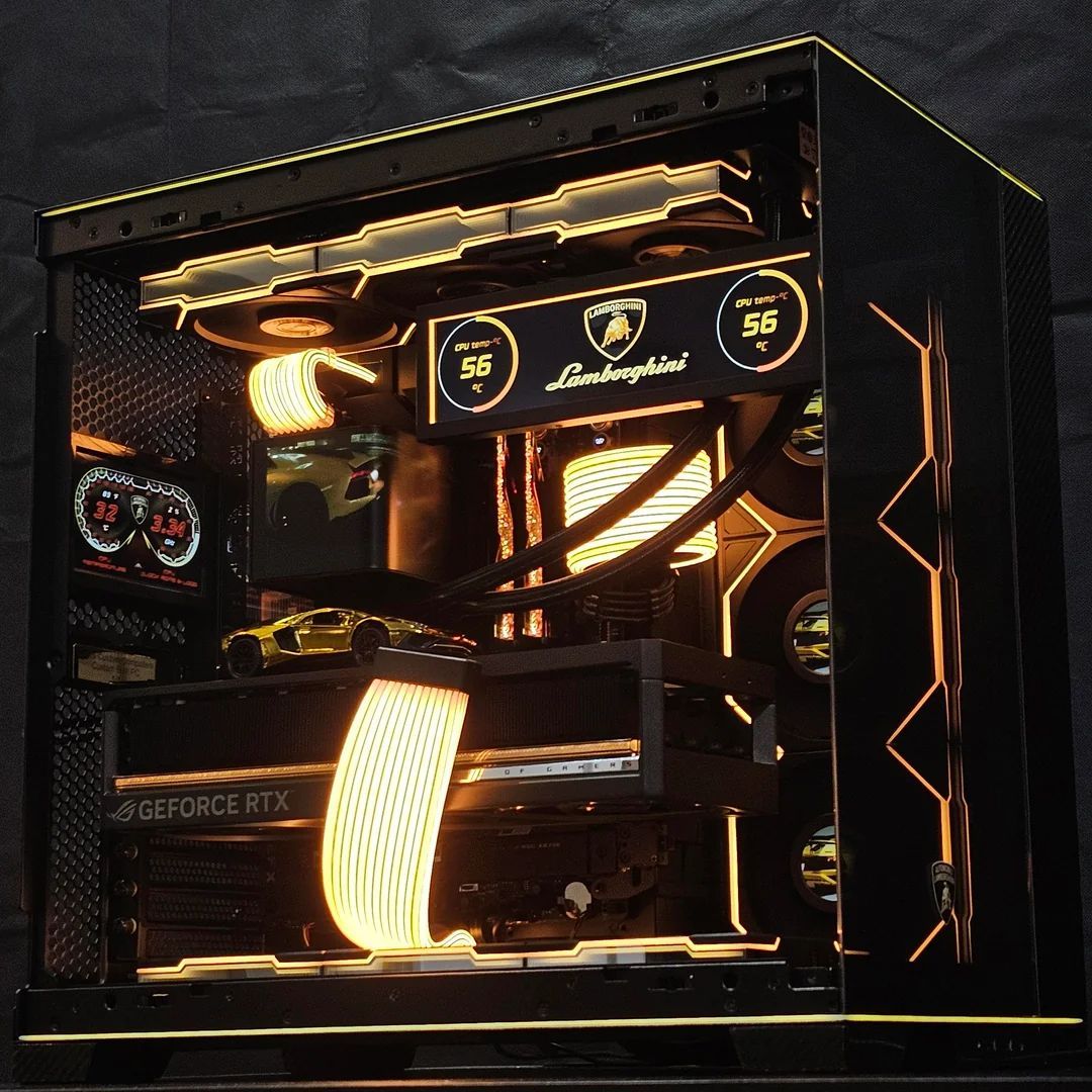 GlobalLianli's tweet image. Built like a supercar. Powered like one. ⚡

Cr. u/LakesCustomComputers 

#lianli #pc #build