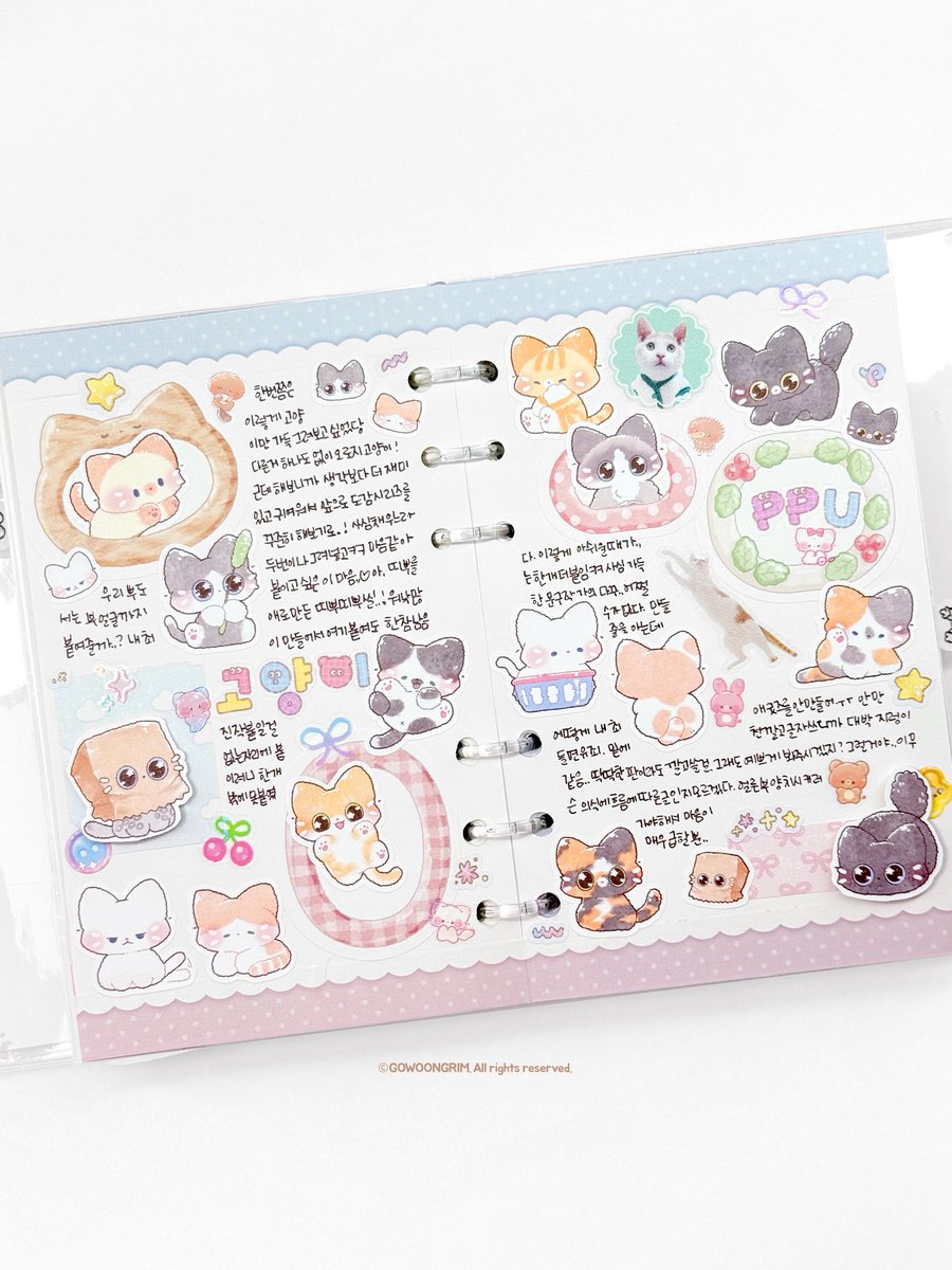 뽀시래기도감:고양이 다꾸😽

도감이라는 이름에 맞게 다양한 고양이를 그려봤어요 :)

언젠가 다른거 없이 동물만 가득가득 그리고싶었는데
좋아해주셨으면 좋겠어요😊

저희집고양이도 있는데 맞춰주실분(｡•̀ᴗ-)✧

서일코 D-108에서 가장 먼저 만나요💕