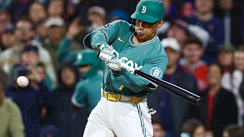 fns124's tweet image. If Boston isn't going to use Yoshida, I want to trade him.

#MLB #Boston #BOS #RedSox #MasatakaYoshida