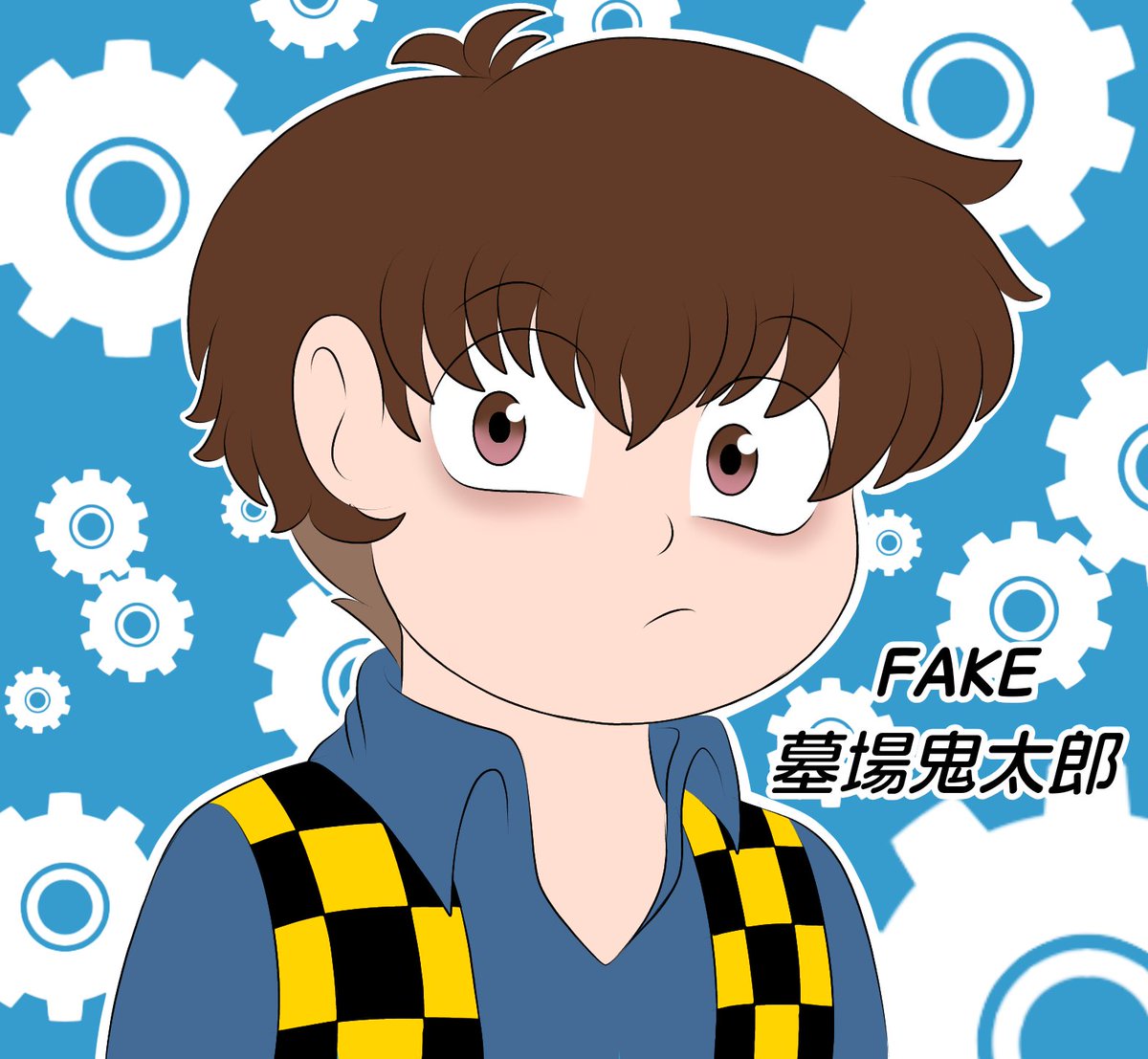 Tora_chan24's tweet image. こんにちは、みんな。

今回はアニメ『ゲゲゲの鬼太郎』（別名『ハカバ』）からの新作イラストを2枚ご紹介します。より具体的には、喜太郎と彼の偽物である偽喜太郎についてです。

気に入って応援していただけると嬉しいです。本当にありがとうございます。

#ゲゲゲノキタロウ #墓場鬼太郎 #fanarts