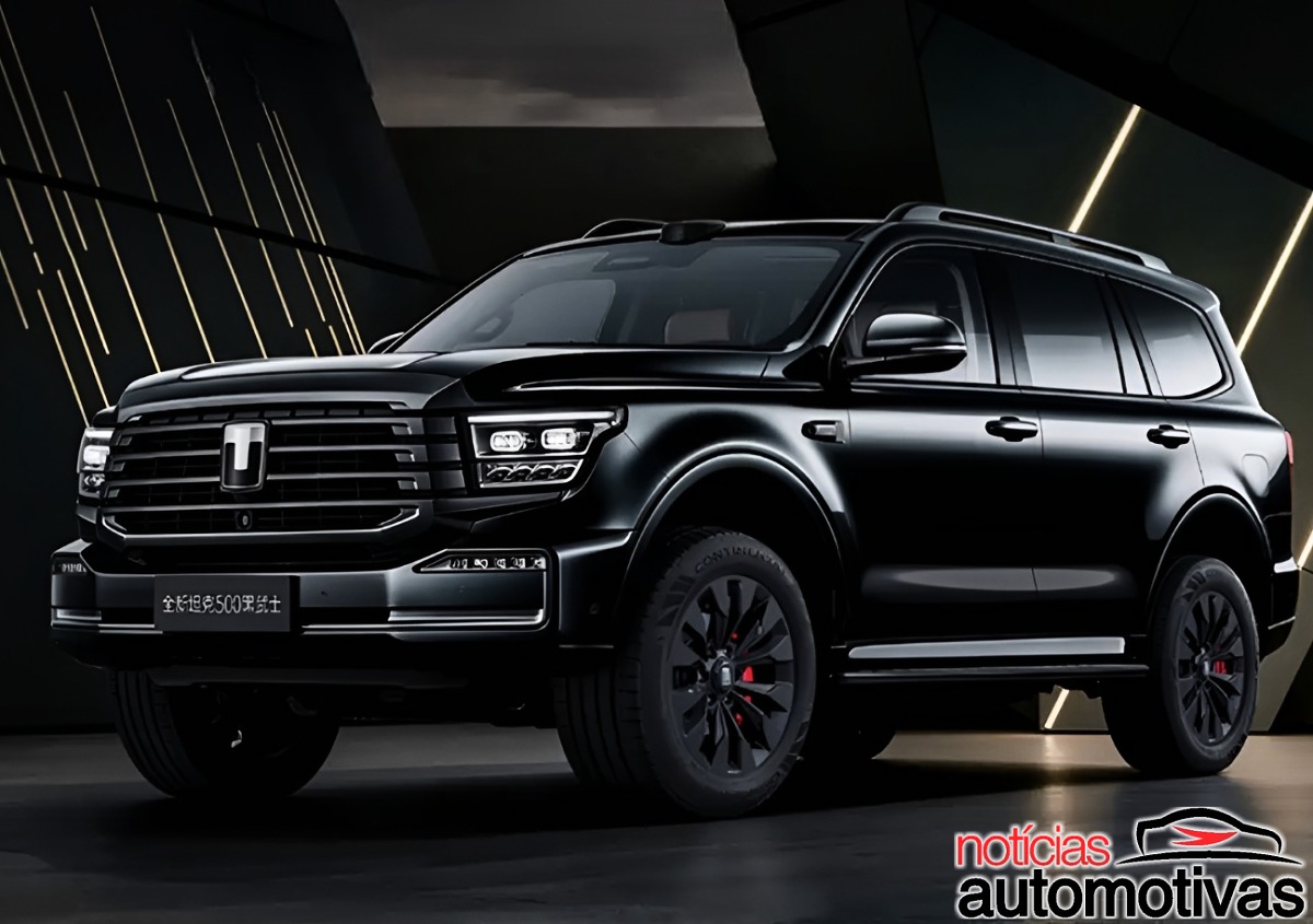 automotivas's tweet image. Great Wall lança Tank 500 Black Warrior com visual sombrio, produção limitada e preço que escancara a nova guerra dos SUVs eletrificados noticiasautomotivas.com.br/great-wall-lan… #Tank