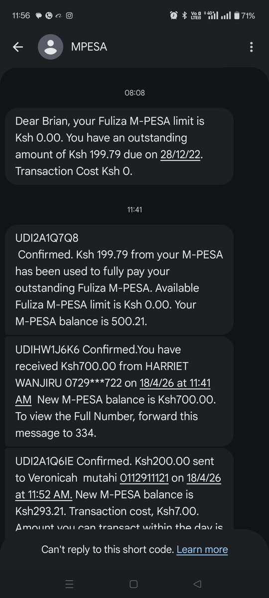 chiefmugi's tweet photo. @Safaricom_Care tell me what is going on here?
Why are you deducting a non existent fuliza?
Who's running this company, Ndegwa or Kasongo? https://t.co/Sra98zm8mi