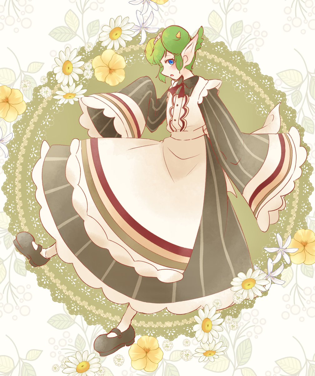 IART61182's tweet photo. ぷよクエ公式メイド服リデルちゃん愛おし〜！！！！✨️😭👏
衝動描き✍
 #ぷよぷよ https://t.co/EqpDrowvEd