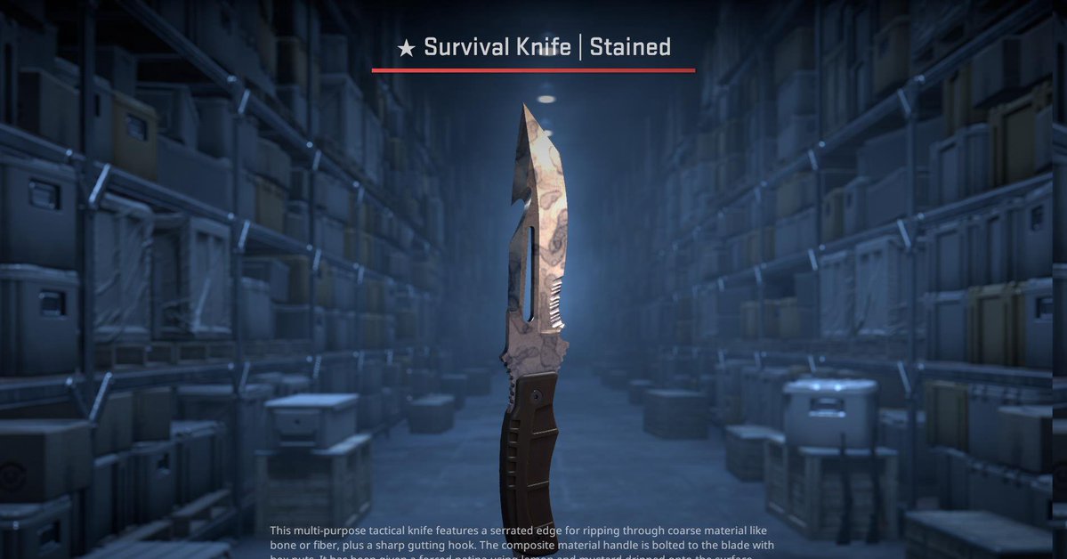 rgLyCS's tweet image. 🎁$70 Survival Knife | Stained🩶

To enter:
✅Retweet &amp;amp; Like,
✅Follow: @rgLyCS, @keledojava,
✅Tag a friend,
✅Follow on kick (post proof): kick.com/kele-dojava.

🍀Good Luck!
⏰Ends in 8 days!

#CS2 #CS2Giveaway