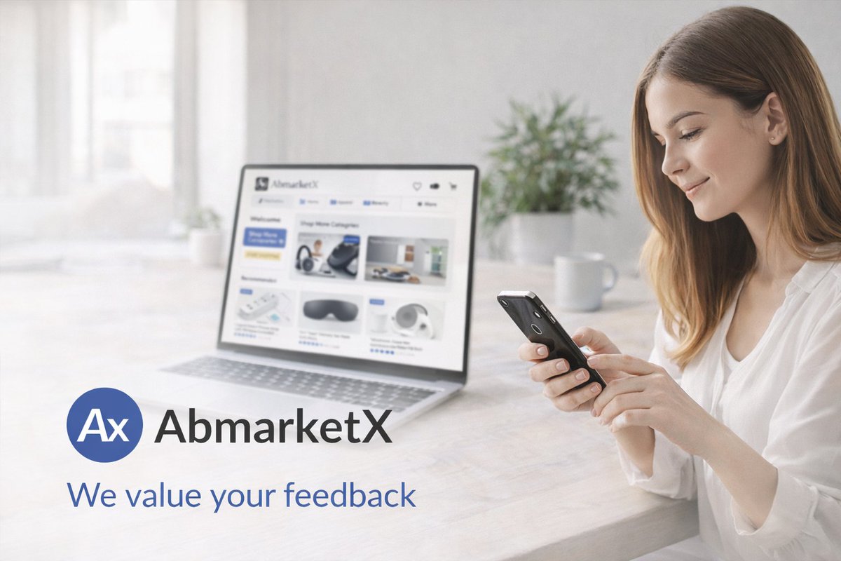 Your feedback matters to us.

We’re always working to improve your experience on AbmarketX.

If you’ve explored or used our platform, we’d really appreciate your honest feedback. Your review helps us grow and continue building a better online shopping experience.

👉 Leave a