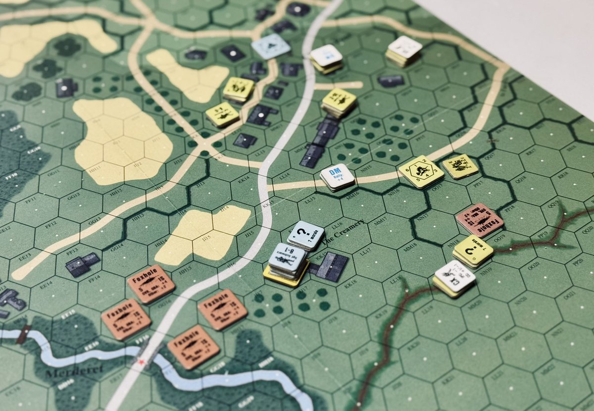 OTHH_works's tweet image. Durchhalten und vorrücken. Leben gegen Zeit. Wir haben ein Maschinengewehr in einer strategischen Stellung gesichert. Hoffentlich wird es diese Bastarde zerreißen, bevor sie die Brücke überqueren.

@SnafuDST #wargames #ASL #Chefdupont