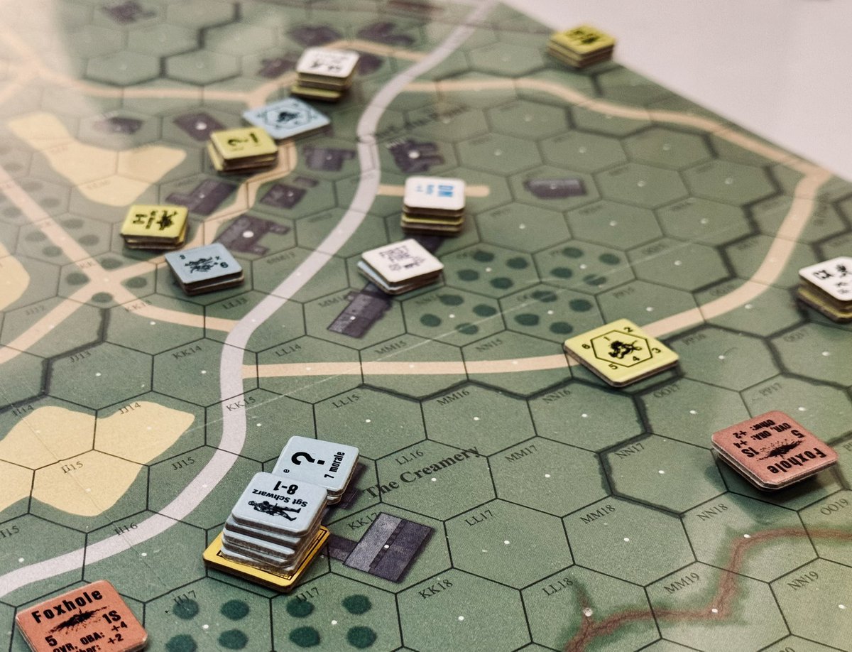 OTHH_works's tweet image. Durchhalten und vorrücken. Leben gegen Zeit. Wir haben ein Maschinengewehr in einer strategischen Stellung gesichert. Hoffentlich wird es diese Bastarde zerreißen, bevor sie die Brücke überqueren.

@SnafuDST #wargames #ASL #Chefdupont