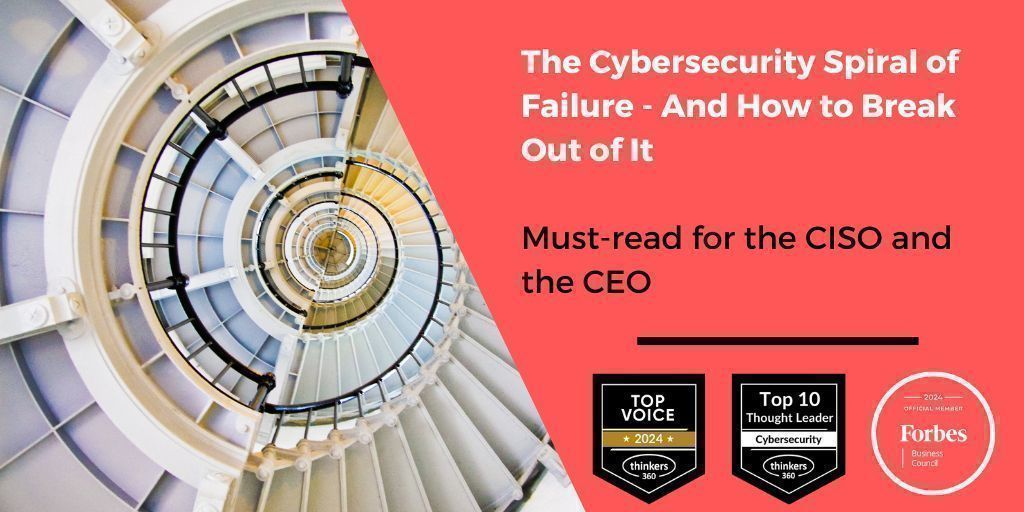 corixpartners's tweet image. How decades or #corporate short-termism and lip-service around #cybersecurity have led to the endless series of #cyberattacks and #databreaches we see today

The second book from our Founder &amp;amp; CEO @Corix_JC &amp;gt;&amp;gt; buff.ly/y99gGTR

#business #leadership #governance #CISO #CEO