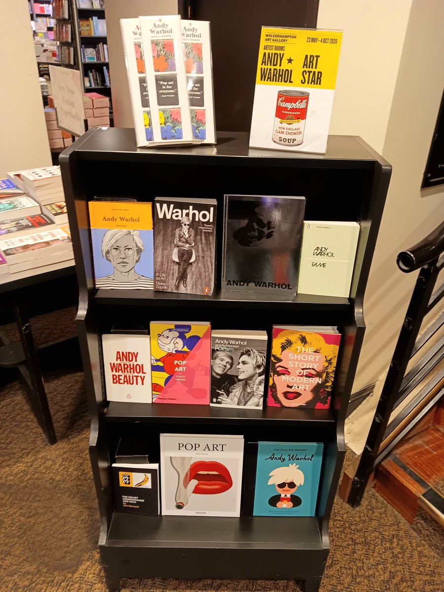 WaterstonesWton's tweet image. We're getting ready for the very exciting Andy Warhol: Art Star exhibition at @WolvArtGallery next month! #Wolverhampton #PopArt #AndyWarhol wolverhamptonart.org.uk/whats-on/andy-…