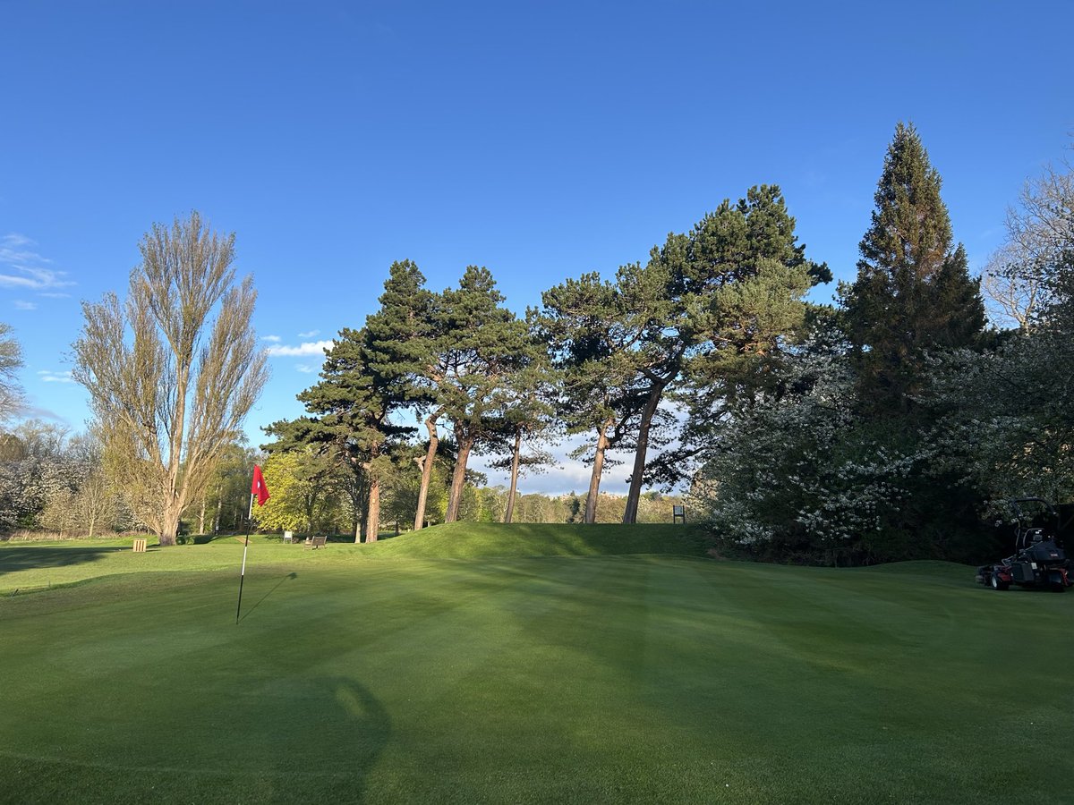 iainfwatson's tweet photo. @prestonfieldgc course all set up for the first medal of the year. https://t.co/f97D2Rw6aA