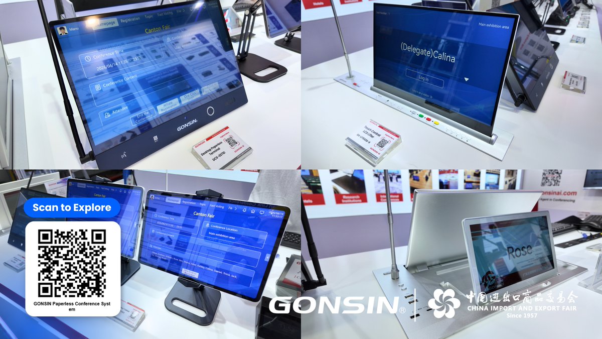 gonsin219588's tweet image. Aún está a tiempo de experimentar el futuro de las reuniones inteligentes. En GONSIN, estamos presentando nuestro ecosistema de conferencias impulsado por IA, diseñado para hacer que cada reunión sea más eficiente, segura e inteligente.
#AudioVisual #ProAV #SistemasIntegrados