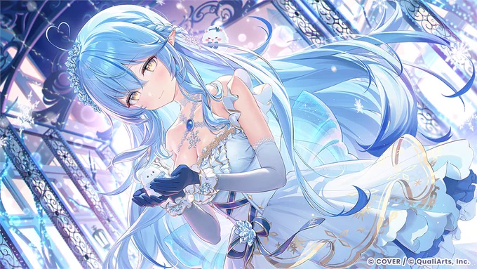 ホロライブ公式スマートフォンゲーム 「hololive Dreams(ホロライブドリームス)」にて、 雪花ラミィさんのイラストを担当させていただきました。 #ホロドリ