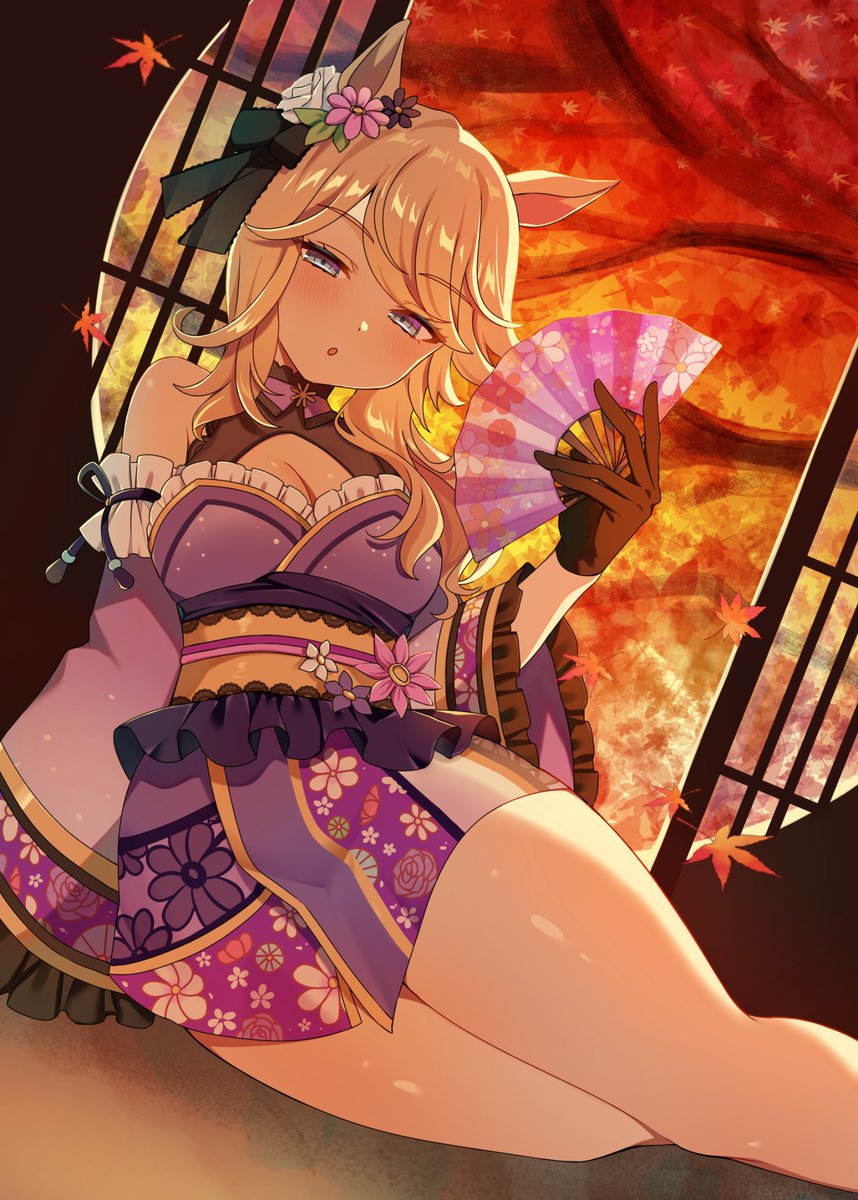 H8Qm9's tweet image. 和服ゴールドシチー
＃ウマ娘