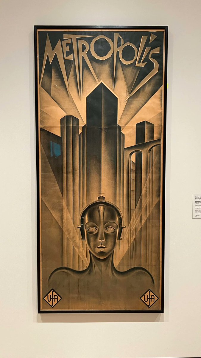 SciFiArchives's tweet photo. Original lithograph for Metropolis. https://t.co/QrQfPLdOTI