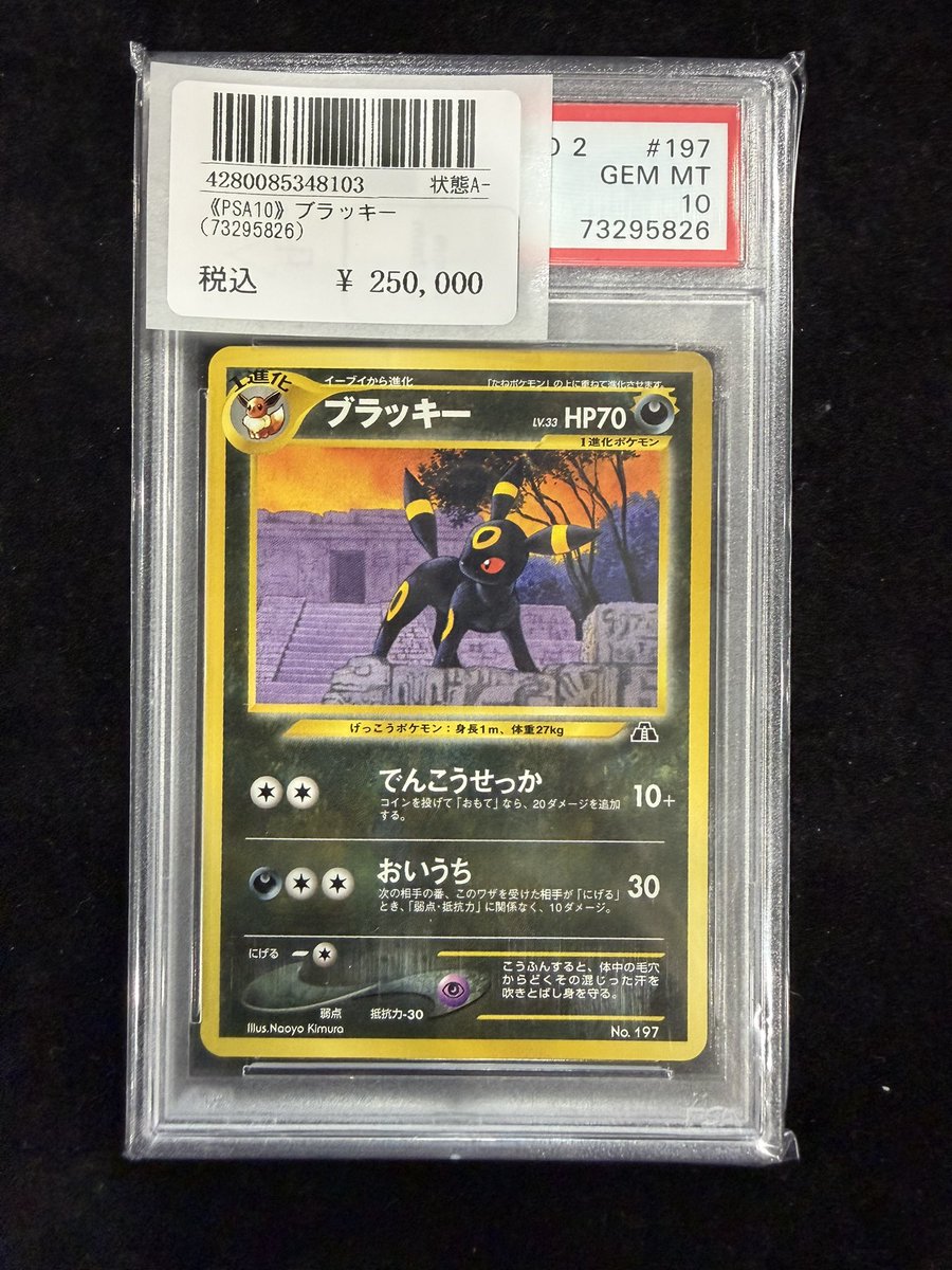 【満額買取品】美品ブラッキー　psa10 満額買取品】美品ブラッキー psa10 【公式通販】